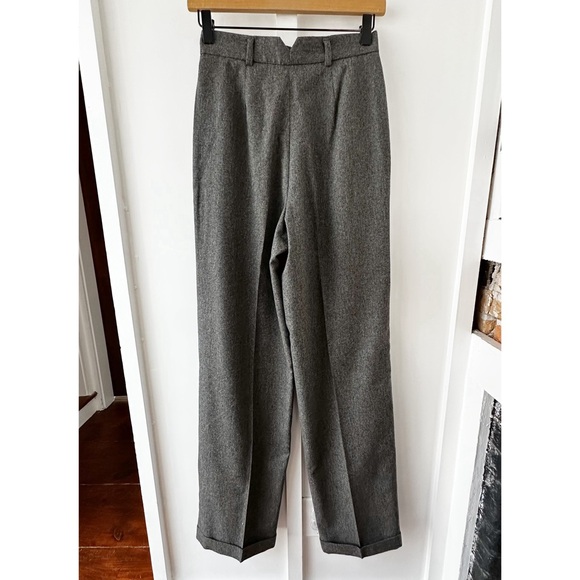 RALPH LAUREN blue label vintage grey wool trouser - Picture 3 of 5